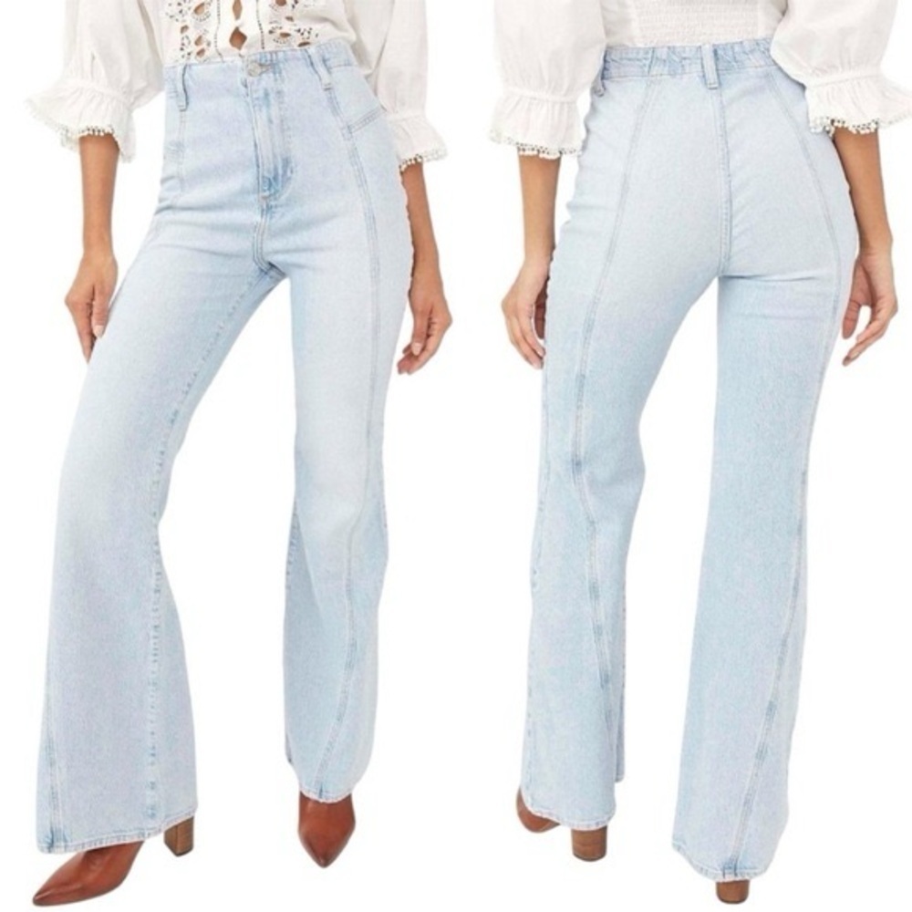 Free People Florence Light Wash Jeans sz 31